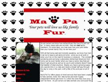 Tablet Screenshot of maandpafur.com